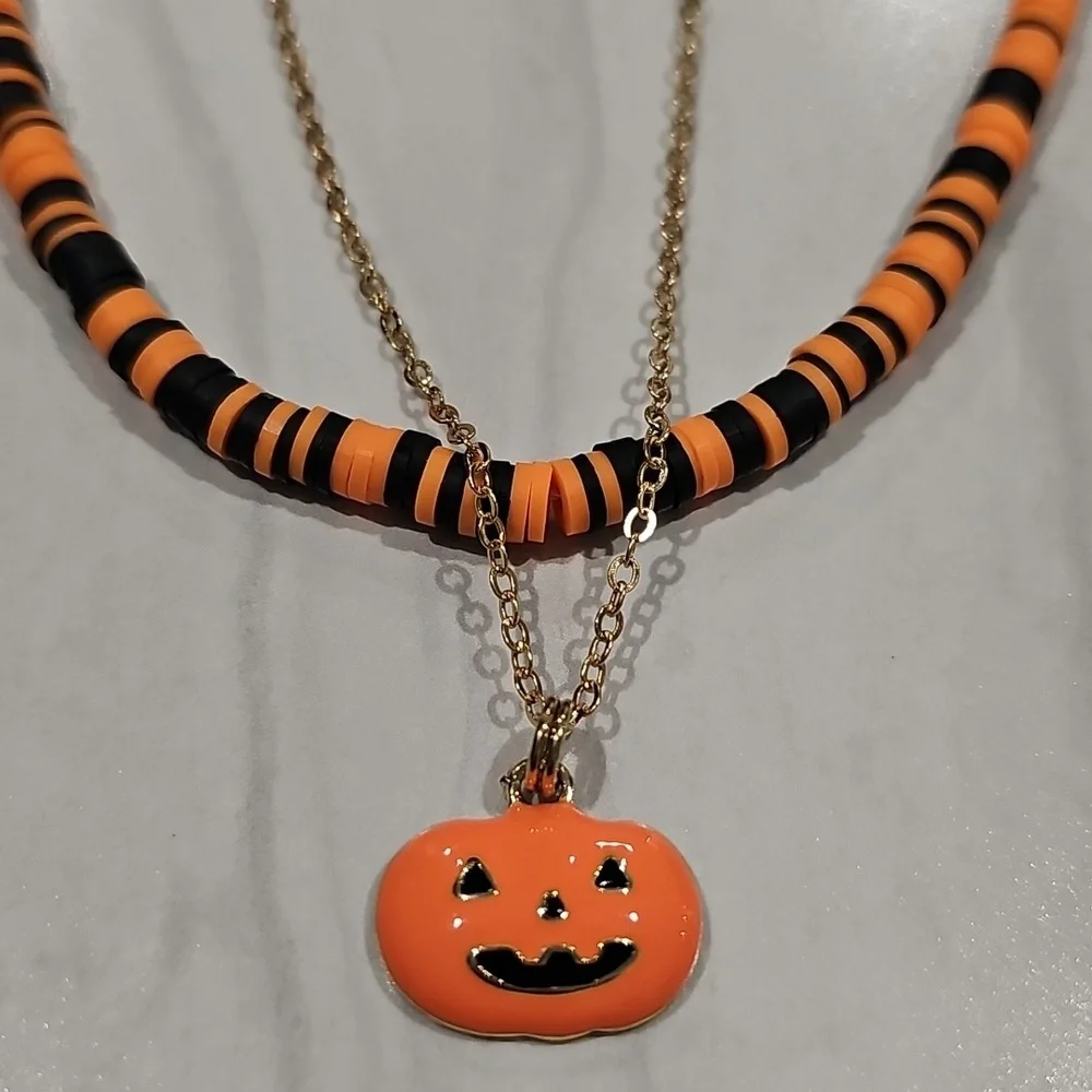 The Cildrens Place Halloween Necklace And Bracelet Matching Set